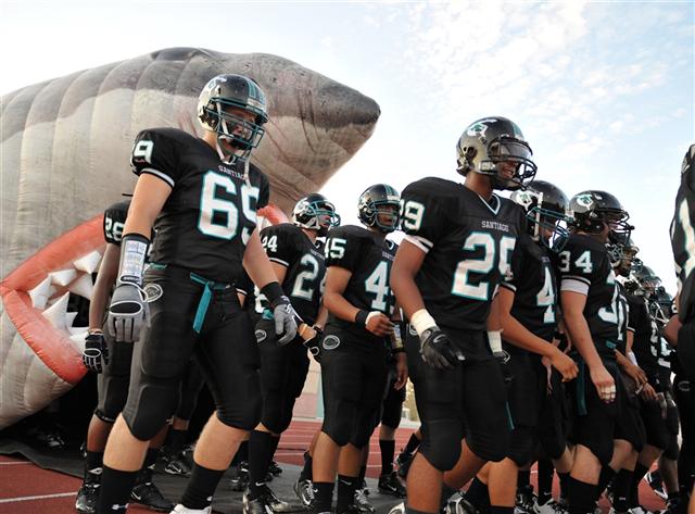 The Santiago Sharks took a bite out of Esperanza in a 35-3 victory.