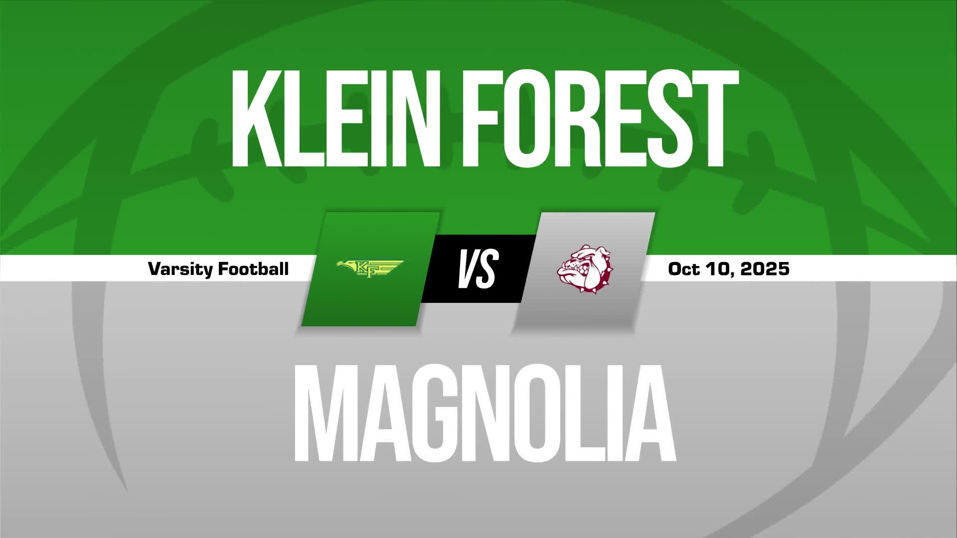 Football Recap: Klein Forest Comes Up Short + How To Watch