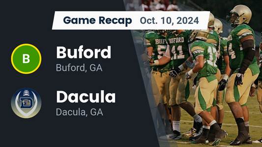Football Recap: Buford Extends Winning Streak to Six