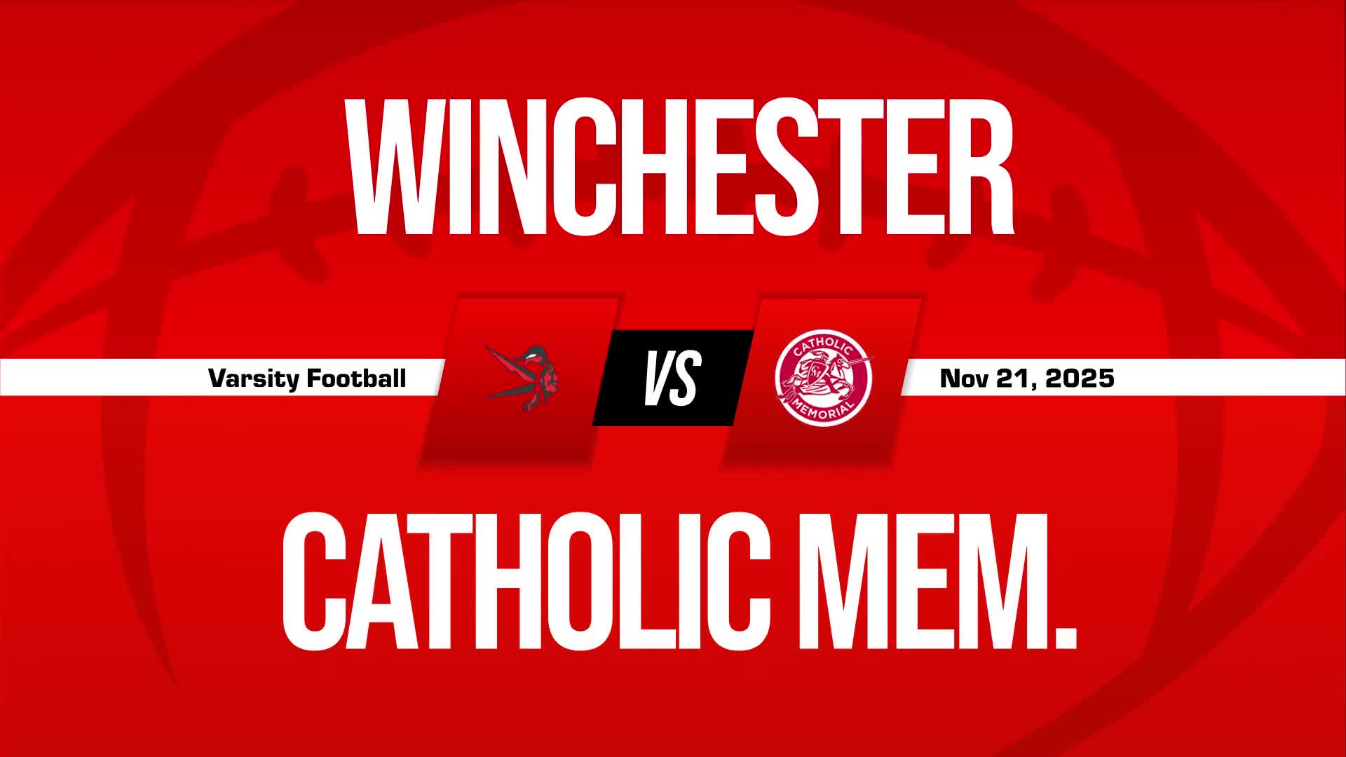 Football Recap: Catholic Memorial's Rushing Dominance Continues