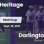 Football Game Recap: Christian Heritage vs. Darlington