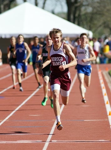 Ben Kelley of Soroco is the reigning 2A Athlete of the Year
after winning the three distance events last season.