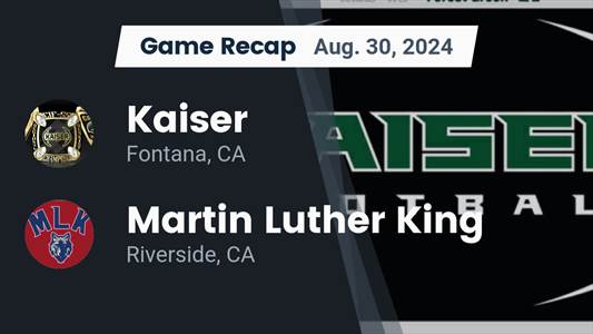 Football Game Recap: Kaiser Comes Up Short