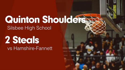 Quinton Shoulders Game Report: vs Vidor