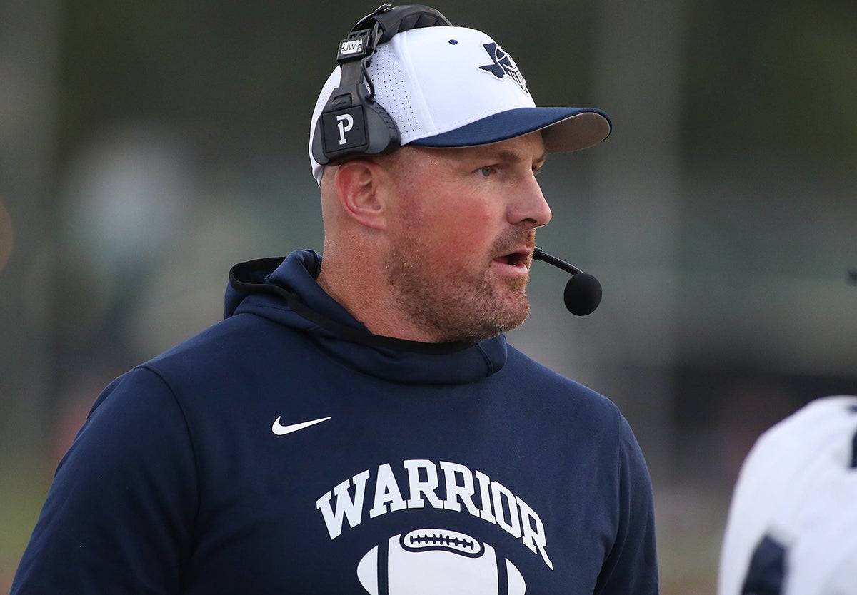 Former NFL legend Jason Witten has Liberty Christian undefeated at 11-0 as the Warriors look to make deep postseason run. Sons Cooper and C.J. star on the defense. (Photo: Chris McGathey) 