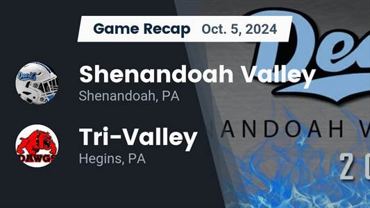 Football Recap: Shenandoah Valley Comes Up Short