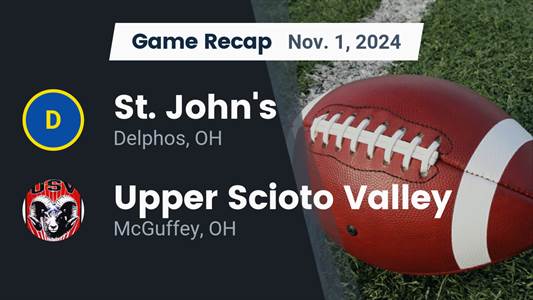Football Recap: Upper Scioto Valley's Winning Streak Snapped at 