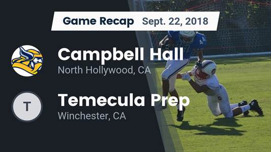 Football Game Preview: Carnegie Schools-Riverside vs. Temecula Prep