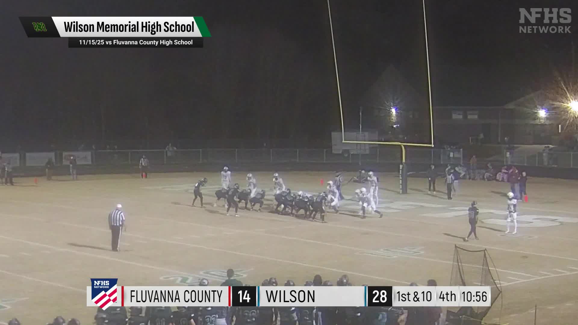 Football Recap: Wilson Memorial's Winning Streak Snapped at Eight Games + How To Watch