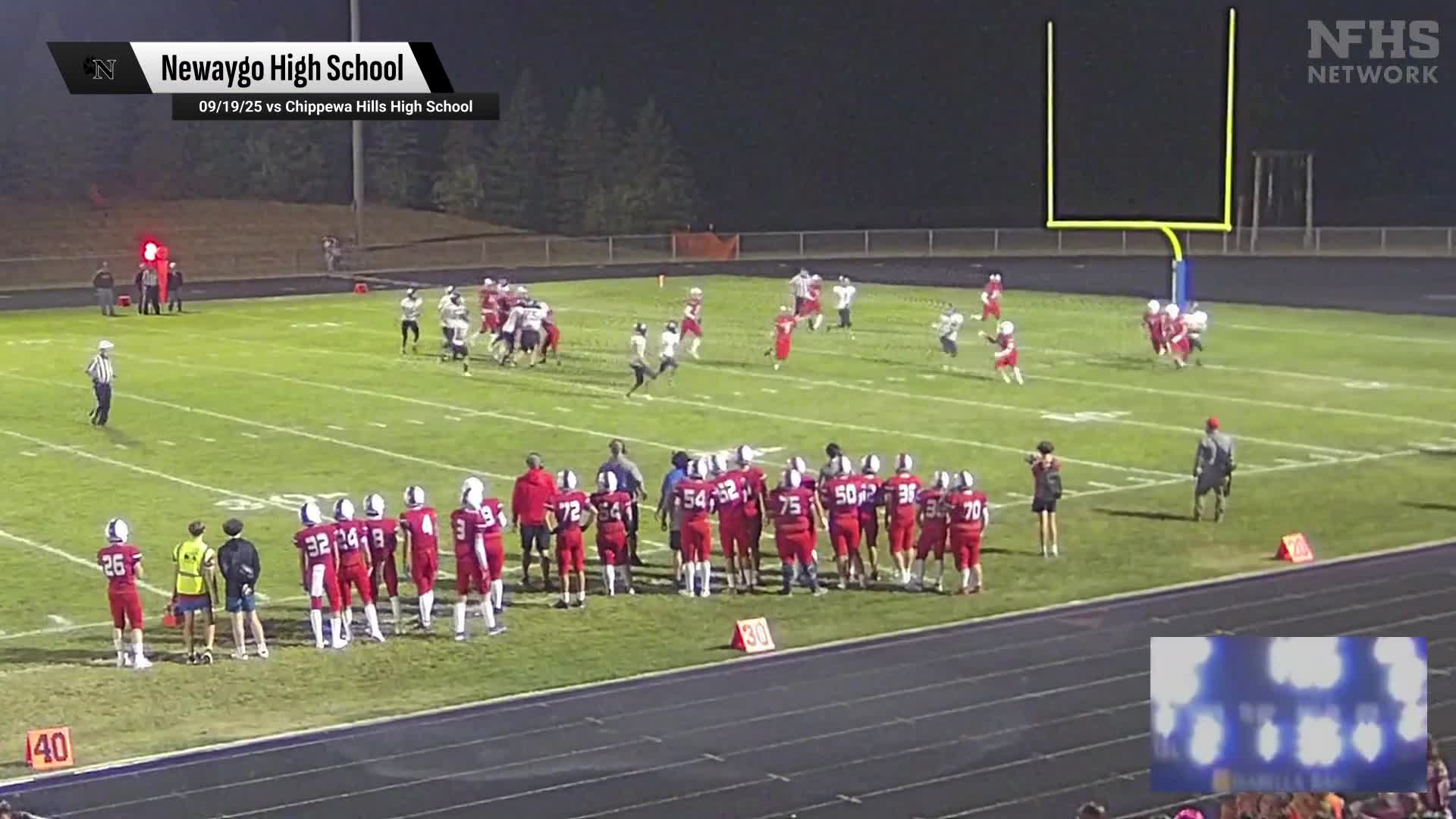 Football Recap: Reed City Skates Past Newaygo with Ease