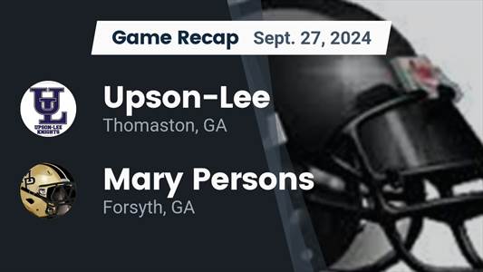 Football Recap: Upson-Lee Triumphs