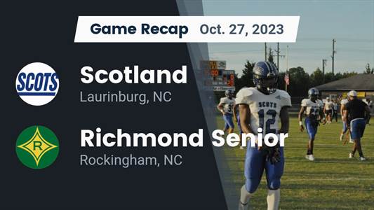 Football Game Recap: Scotland Fighting Scots vs. Richmond Raiders