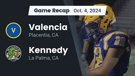Football Recap: Valencia Comes Up Short Despite  Louis Galvan's 