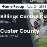 Football Game Recap: Custer County vs. Fergus