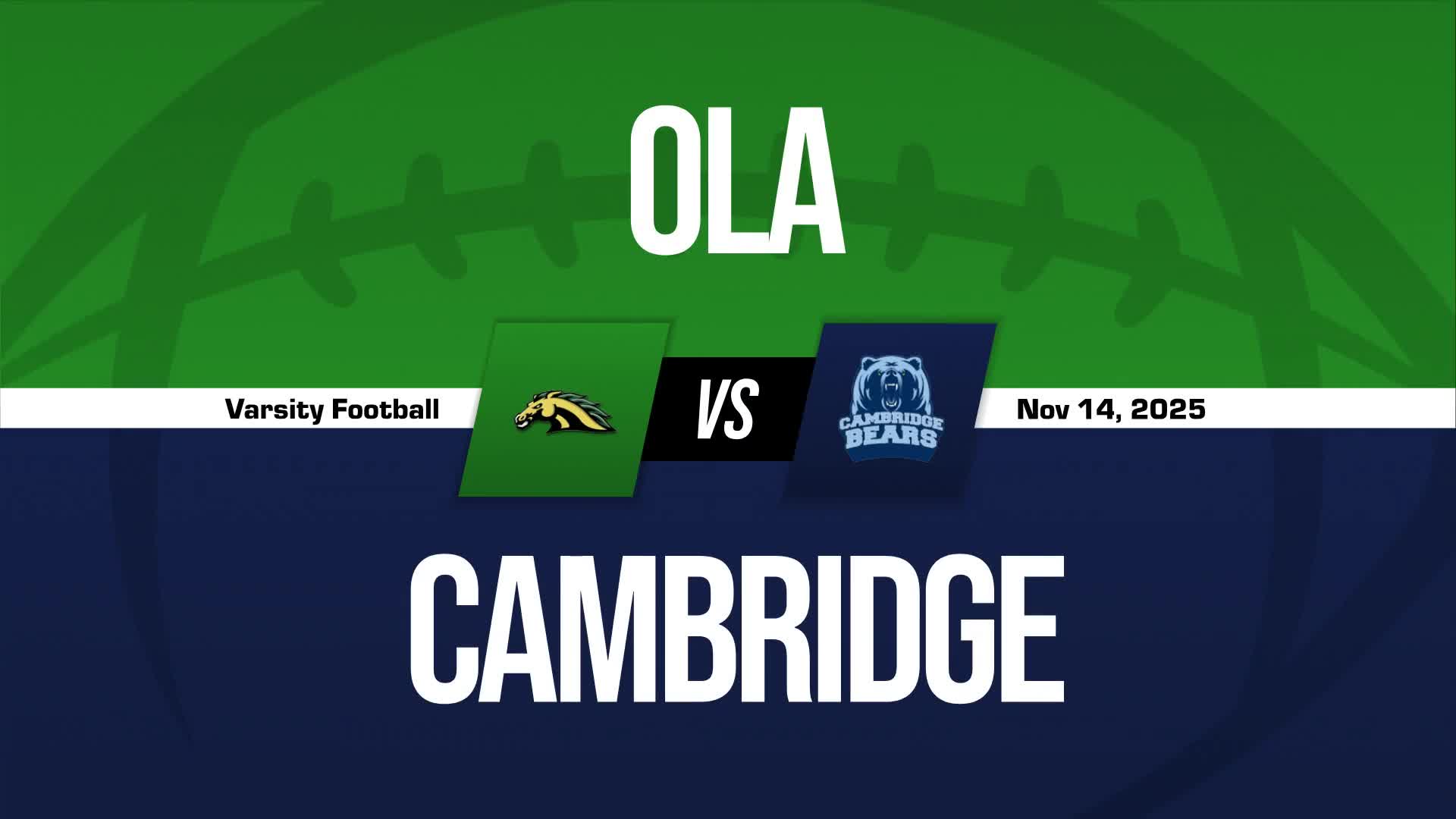 Football Game Preview: Cambridge Bears vs. Central Lions + Official Tickets