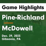 Basketball Game Recap: McDowell Trojans vs. Pine-Richland Rams