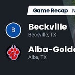 Alba-Golden vs. Beckville
