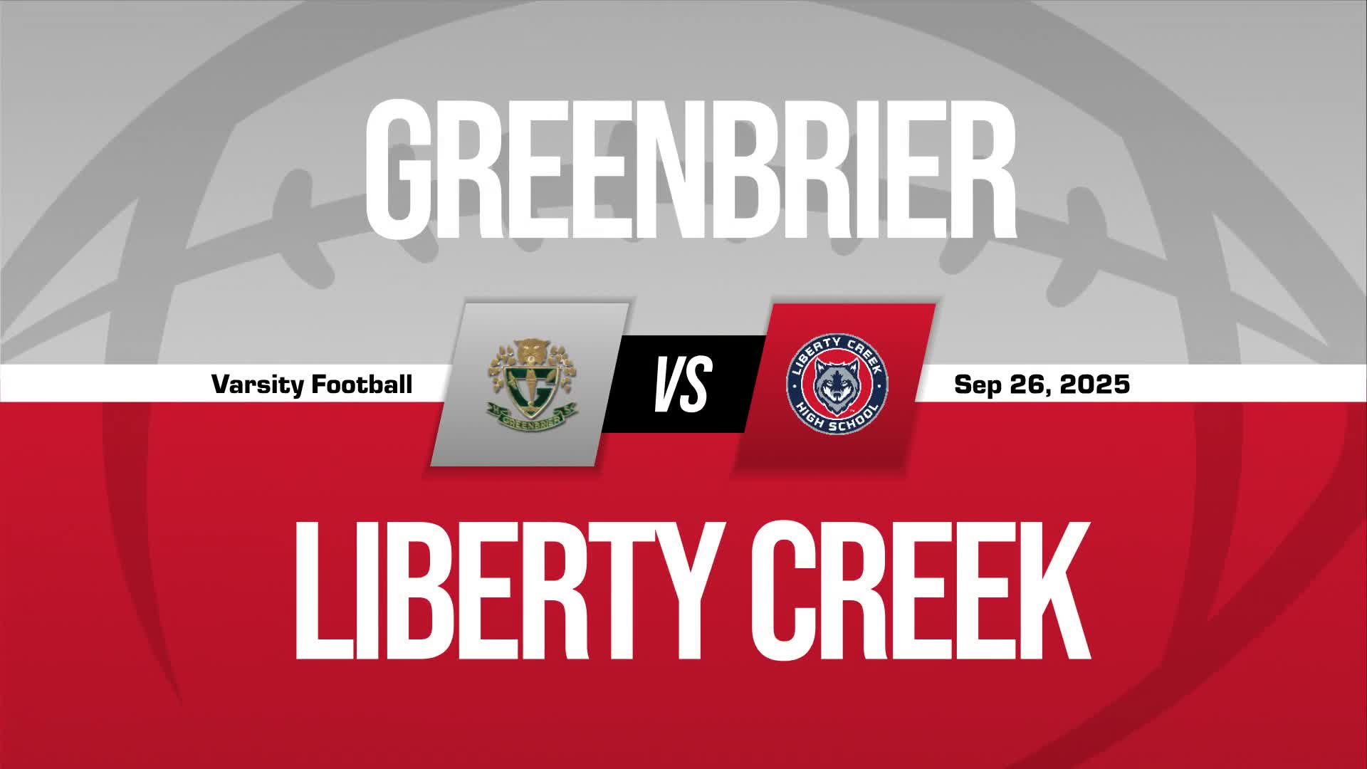 Football Recap: Greenbrier Comes Up Short + How To Watch