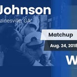 Football Game Recap: Johnson vs. West Hall