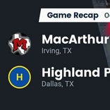Football Game Recap: MacArthur Cardinals vs. Dallas Jesuit Rangers