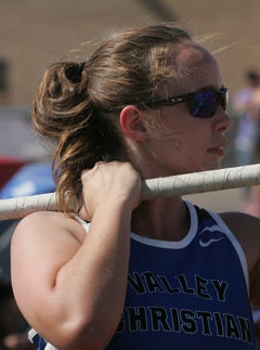 Ottmueller before one of her attempts.
