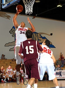 Arik Armstead averages about 10
points and 10 rebounds per
game.
