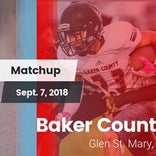 Football Game Recap: Baker County vs. Ribault