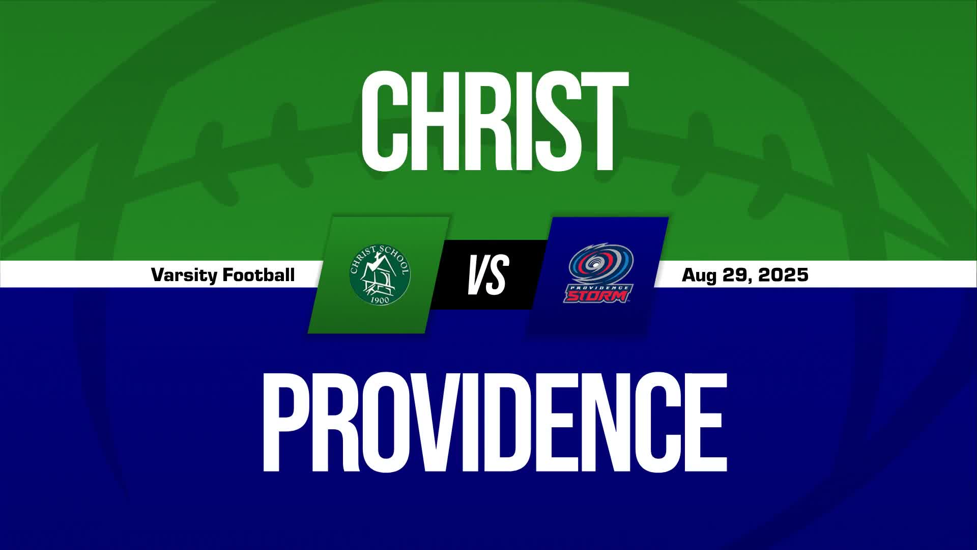 Football Recap: Christ School Takes a Loss