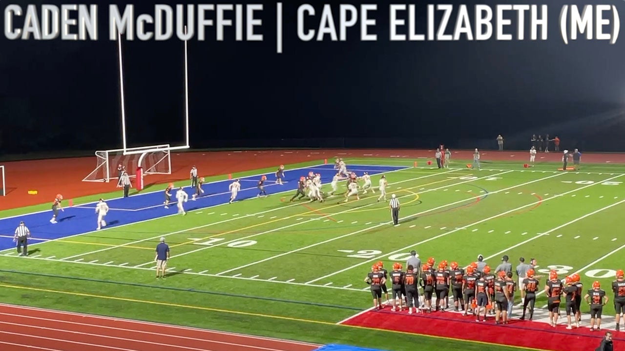 Caden McDuffie named 2021 MaxPreps Maine High School Football Player of the Year
