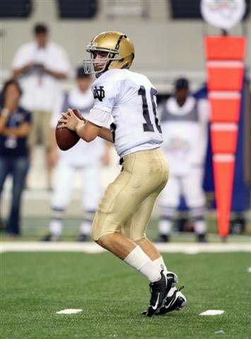 Notre Dame's Kasdorf was the 2008 Gatorade State Player of the Year.