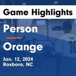 Basketball Game Preview: Person Rockets vs. Orange Panthers