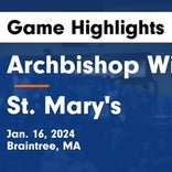 Archbishop Williams wins going away against Milford