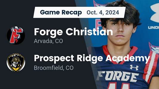 Football Game Preview: Forge Christian Fury vs. Flatirons Academ