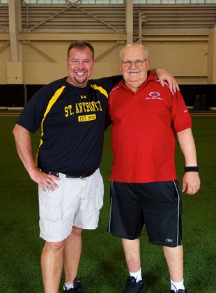Coaches Bill Yost (left) and Dave Prutting (right)