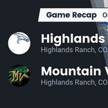 Football Game Recap: Highlands Ranch Falcons vs. Mountain Vista Golden Eagles