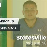 Football Game Recap: West Iredell vs. Statesville