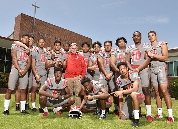 Head coach Bruce Rollinson possesses an abundance of talent in the quest for a third straight state championship.
