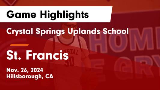 Basketball Game Preview: Crystal Springs Uplands Gryphons vs. Ga