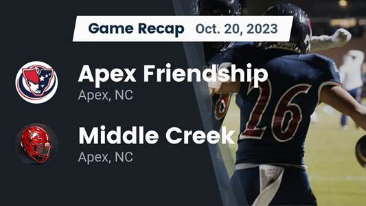 Football Game Recap: Middle Creek Mustangs vs. Apex Friendship Patriots