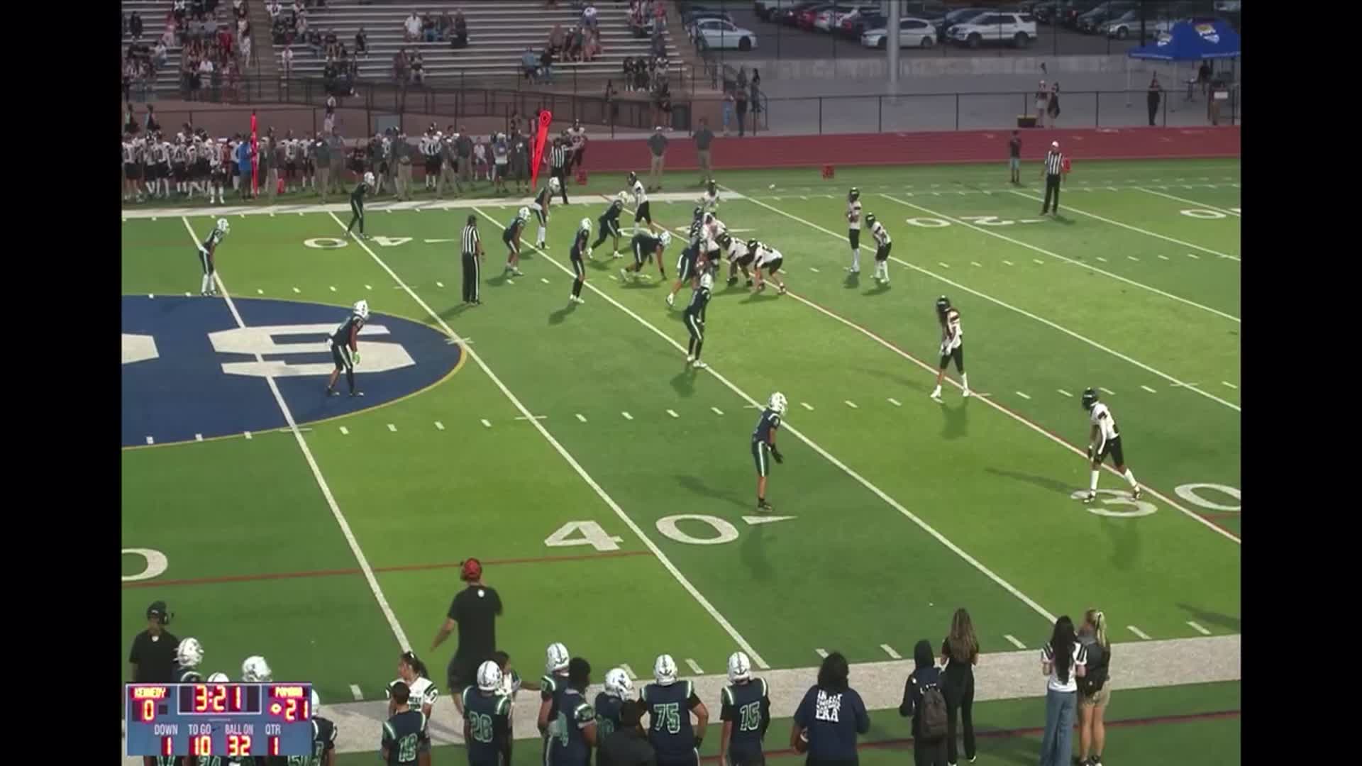 Football Recap: Kennedy Find Success