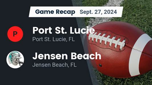Football Game Preview: Jensen Beach Falcons vs. John Carroll Cat
