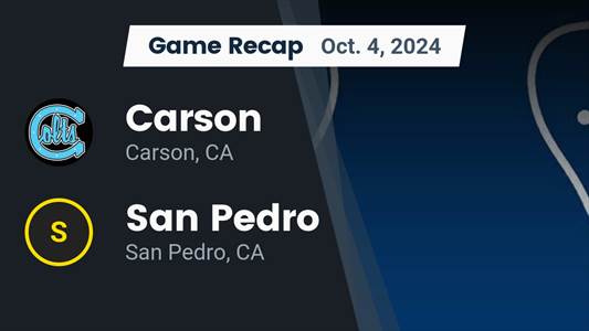 Football Recap: Carson Has No Trouble Against Banning