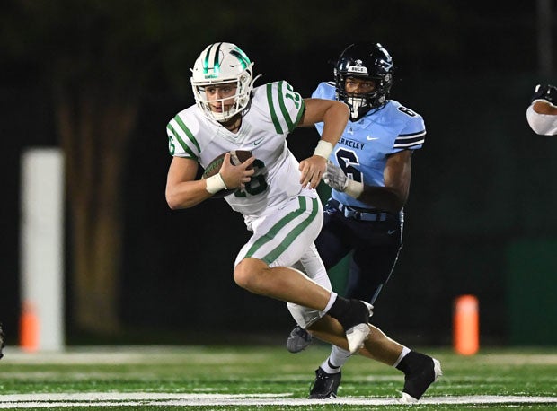 Arch Manning scored Newman's only touchdown on a 5-yard run midway through the first quarter. LCA scored 42 straight after that.