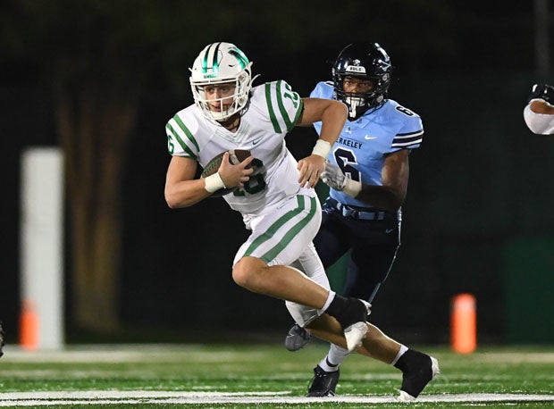 Arch Manning scored Newman's only touchdown on a 5-yard run midway through the first quarter. LCA scored 42 straight after that. 