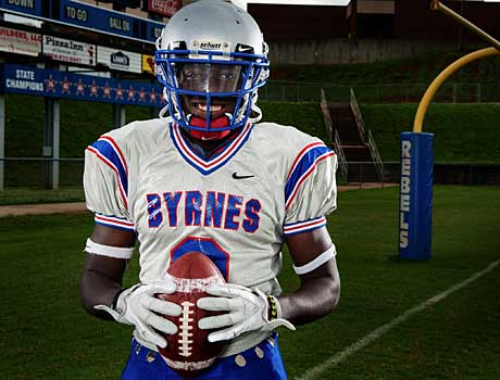 Akia Booker led Byrnes in a big victory over Oscar Smith.
