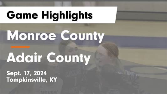 Volleyball Game Recap: Monroe County Comes Up Short