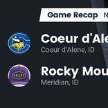Coeur d&#39;Alene has no trouble against Rocky Mountain