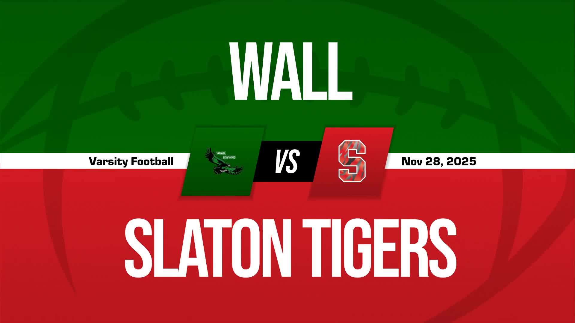 Football Game Preview: Wall Hawks vs. Idalou Wildcats + How To Watch