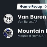 Football Game Recap: Van Buren Pointers vs. Mountain Home Bombers