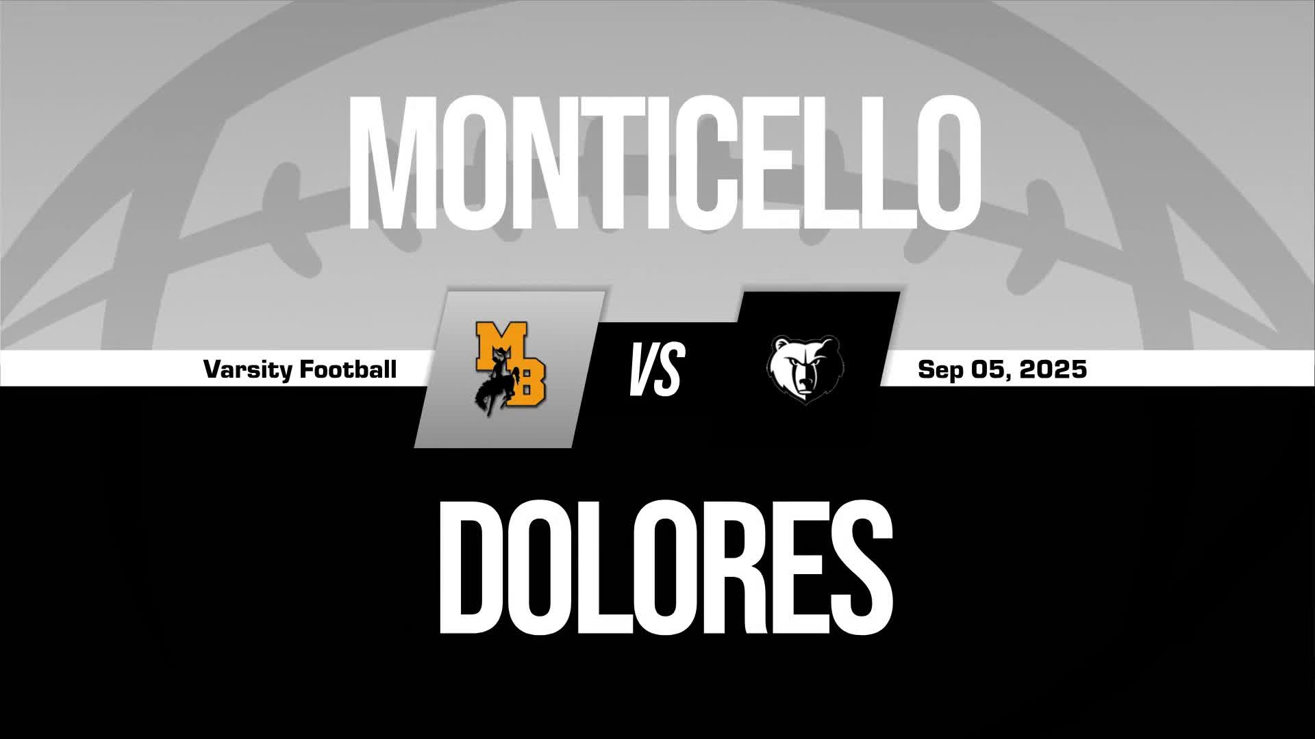Football Recap: Dolores Piles Up the Points Against Monticello